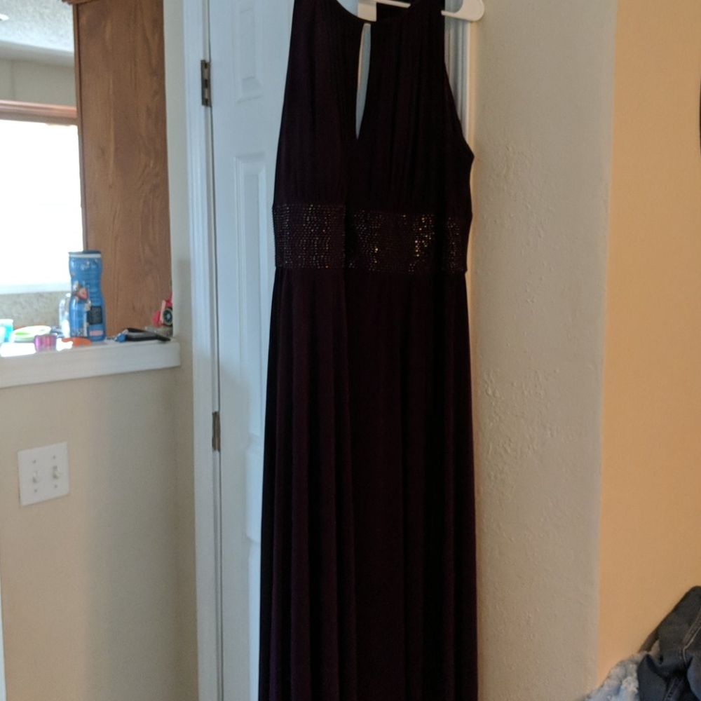 Purple gown